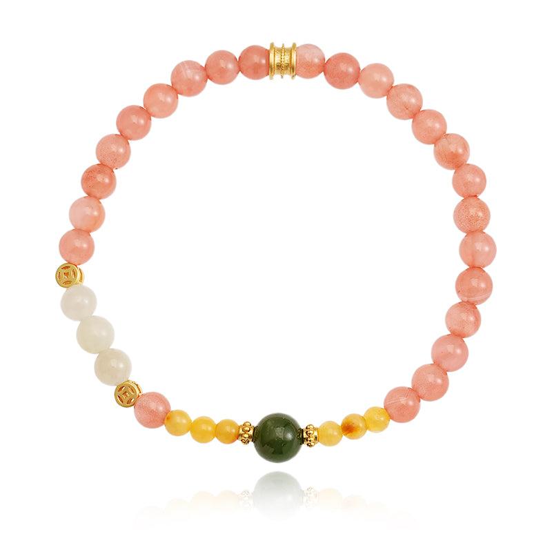 Energy Bracelet|Hymeneal Peach Blossoms - Magic Bonus